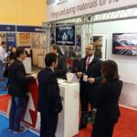 Stand EGYPS 2017 Cairo: materiali di raccordo e tubazioni, persone in fiera in Egitto.